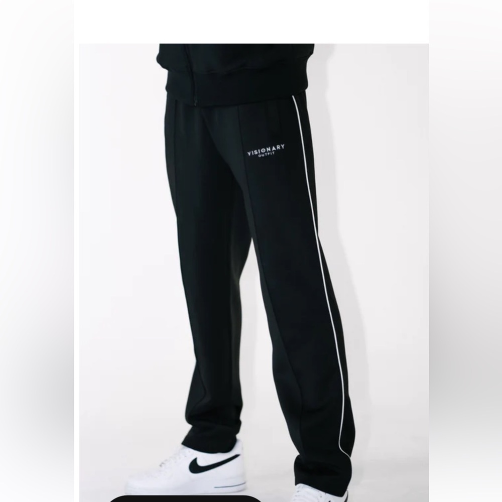 Visionary Black Mens Track Pants Size Medium